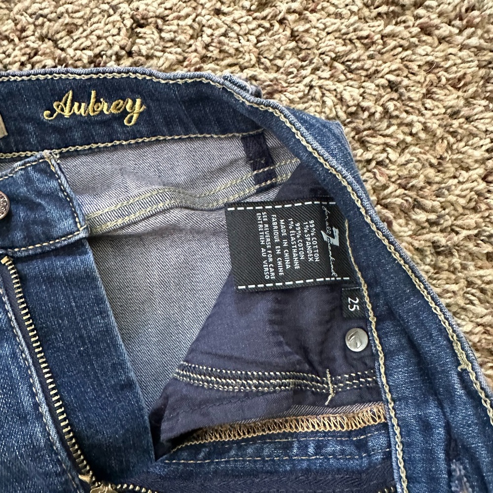7 For All Mankind Dark Blue Denim